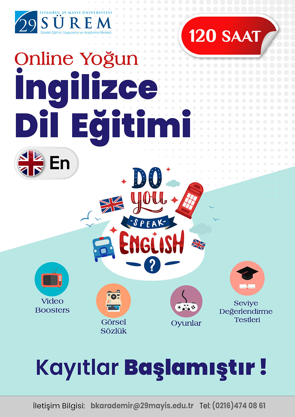 Online Yoğun İngilizce Dil Eğitimi
